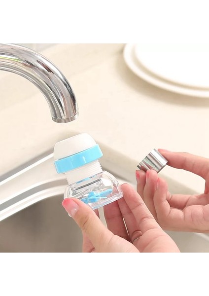 Yeşil Bir Stil 360 Derece Ayarlanabilir Musluk Uzatma Duş Su Musluğu Aparatı Su Musluğu Uzatma Filtre Mutfak Banyo Aksesuarları (Yurt Dışından)