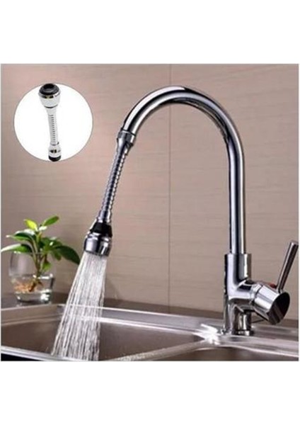 Bir Stil 360 Derece Ayarlanabilir Mutfak Bataryası Uzatma Borusu Banyo Uzatma Su Bataryası Su Filtresi Köpük Mutfak Bataryası Aksesuarları (Yurt Dışından)