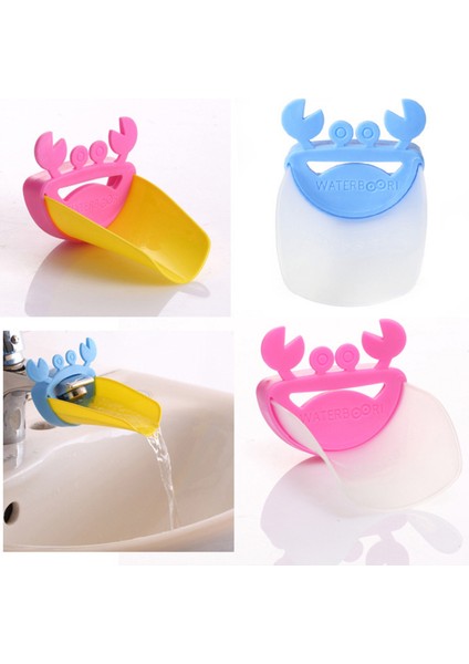 Pembe1 Tarzı Yaratıcı Sevimli Karikatür Musluk Nozulu Çocuklar Için El Yıkama Yardımı Pratik Kolaylık Banyo Aksesuarları Musluk Uzatıcısı (Yurt Dışından) fiyatları