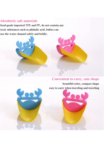Gri Tarzı Çocuklar Için Çevre Dostu Yengeç Şekilli Plastik Uzatma Aparatı Çocuklar Lavabo Musluğu Bebek El Yıkama Cihazı Banyo Aksesuarları (Yurt Dışından) modelleri