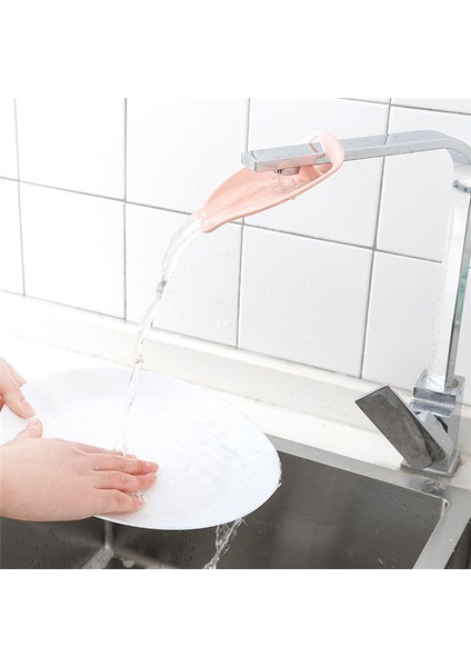 Pembe Tarzı Yeni Banyo Mutfak Aksesuarları Yeni Bataryalı Uzatma Aparatı Çocuklar Için El Yıkama Cihazı Çocuklar Için Lavabo Bataryası Uzatma Aparatı (Yurt Dışından) modelleri