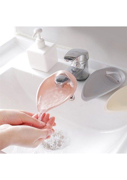 Pembe Tarzı Yeni Banyo Mutfak Aksesuarları Yeni Bataryalı Uzatma Aparatı Çocuklar Için El Yıkama Cihazı Çocuklar Için Lavabo Bataryası Uzatma Aparatı (Yurt Dışından) indirimleri