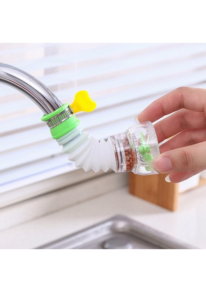 Mavi Stil Uzatılabilir Filtreli Duş Başlığı Ev Mutfak Sıçramaya Karşı Su Filtresi Musluğu Döner Su Süzgeci Musluk Uzatıcısı (Yurt Dışından) indirimleri