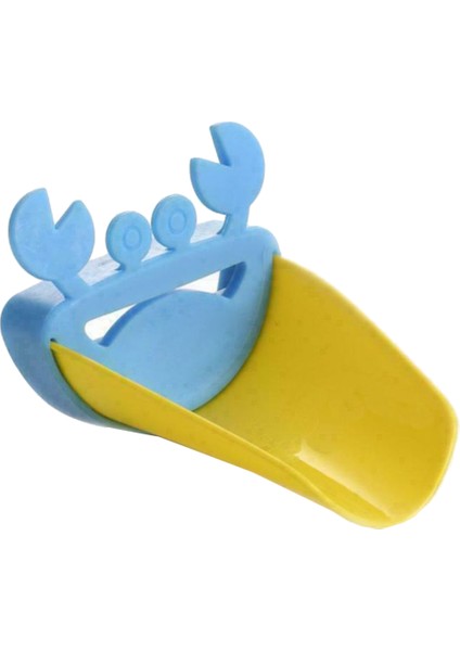 Mavi Sarı Stil Çocuklar Için Musluk Uzatıcı Lavabo Su Musluk Genişletici Banyo Mutfak Aksesuarları (Yurt Dışından)