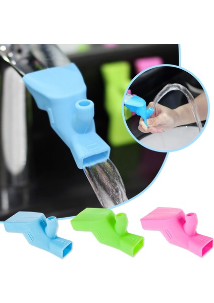 Pembe Tarzı Ev Silikon Banyo Lavabo Musluk Uzatma Bebek Çocuklar El Yıkama Su Bataryası Uzatma Musluk Kılavuzu Musluk Uzatıcı (Yurt Dışından) fiyatları