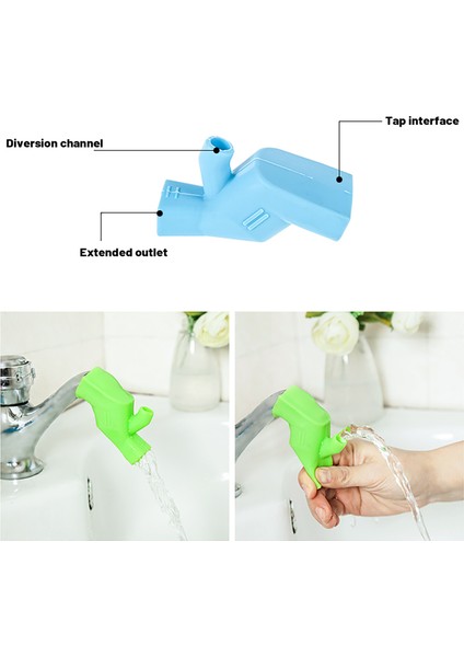 Pembe Tarzı Ev Silikon Banyo Lavabo Musluk Uzatma Bebek Çocuklar El Yıkama Su Bataryası Uzatma Musluk Kılavuzu Musluk Uzatıcı (Yurt Dışından) indirimleri