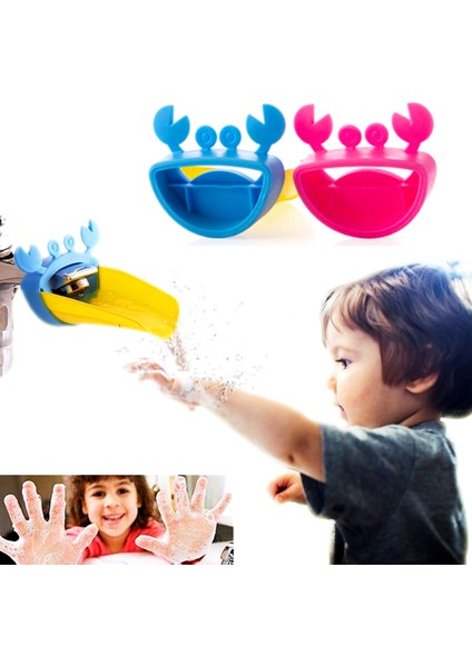 No.4 Tarzı 1 Adet Mutlu Eğlenceli Hayvan Bebek Çocuk Karikatür Musluk Uzatıcı Elleri Yıkama Banyo Lavabo Sevimli Yengeç (Yurt Dışından) modelleri