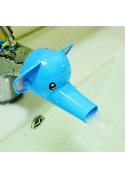 No.2 Tarzı Musluk Genişletici Lavabo Tutacak Uzatma Bebek Çocuk Banyo Çocuklar El Yıkama Plastik Yunus Ördek Fil 10CM x 8.2cm (Yurt Dışından)