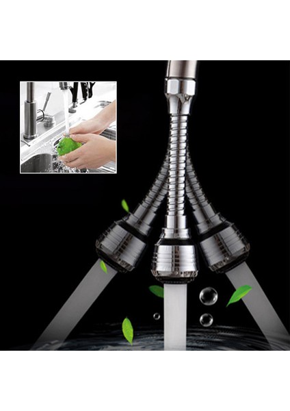 No.1 Tarzı 360 Derece Ayarlı Mutfak Bataryası Uzatma Hortumu Su Filtre Köpük Mutfak Bataryası Aksesuarları (Yurt Dışından) modelleri