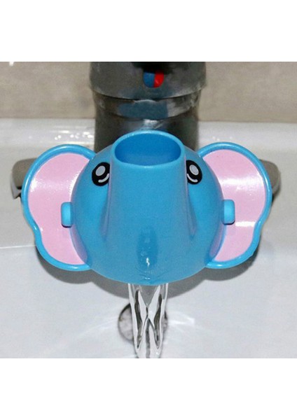 Mavi Stil Musluk Uzatma Lavabo Kolu Uzatma Bebek Çocuk Banyo Çocuklar El Yıkama Aracı Su Kanalı Uzatma Banyo (Yurt Dışından) modelleri