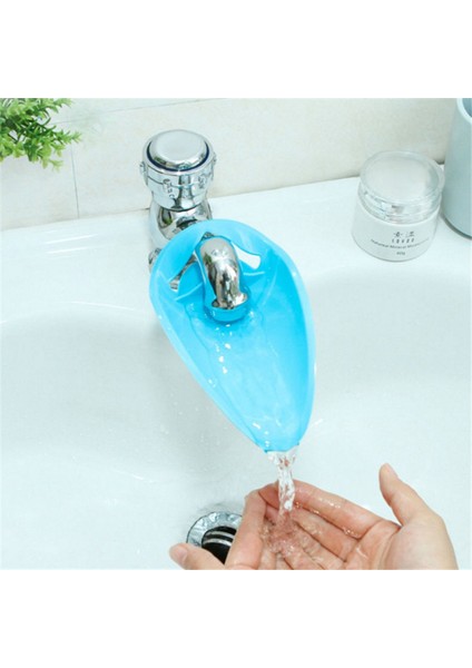 Gri Tarzı Yeni Gelen Bebek Musluk Uzatıcı Sevimli Şekil Bebek Çocuklar El Yıkama Lavabo Hediye Silikon Musluk Uzatıcı (Yurt Dışından) fiyatları