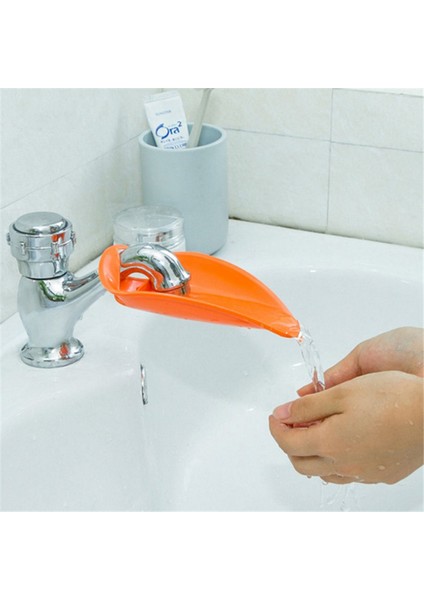 Gri Tarzı Yeni Gelen Bebek Musluk Uzatıcı Sevimli Şekil Bebek Çocuklar El Yıkama Lavabo Hediye Silikon Musluk Uzatıcı (Yurt Dışından) modelleri