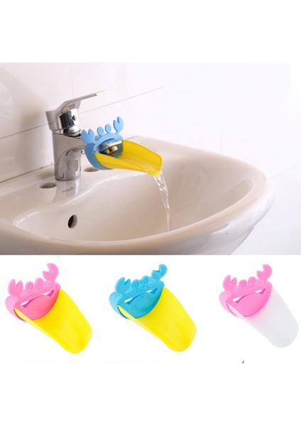 Pembe-Şeffaf Stil Banyo Su Musluğu Uzatma Lavabo Kolu Uzatma Bebek Banyo Musluğu Yengeç Şekilli El Yıkama Eğlenceli Banyo Malzemeleri Çocuk Çocuklar Için (Yurt Dışından) fiyatları