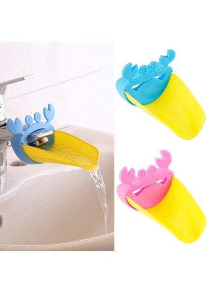 Pembe-Şeffaf Stil Banyo Su Musluğu Uzatma Lavabo Kolu Uzatma Bebek Banyo Musluğu Yengeç Şekilli El Yıkama Eğlenceli Banyo Malzemeleri Çocuk Çocuklar Için (Yurt Dışından) modelleri