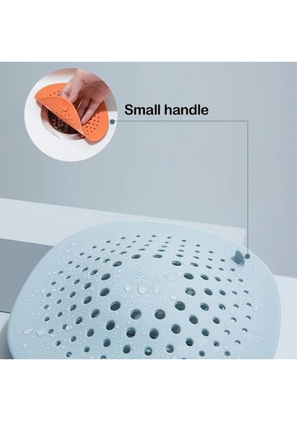 Gri 1 Adet Tarzı Evye Filtre Duş Lavabo Gideri Saç Tutucu Tıkanmayı Önleyici Ev Mutfak Banyo Zemin Gider Kapağı Evrensel Anti-Tıkanma Lavabo Süzgeci (Yurt Dışından)