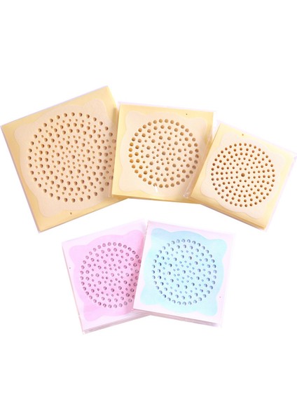 Mavi 10 Adet Tarzı 12CMX12CM Saç Tutucu Duş Tek Kullanımlık Filtre Etiketi Süzgeç Banyo Aksesuarları Ürünleri Banyo Mutfak Lavabo Eleği (Yurt Dışından)