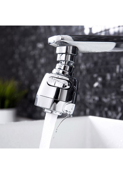 2(2 Mod) Stili Yazın 2 Modlu Musluk Tasarruflu Filtre Yüksek Basınçlı Püskürtme Başlığı 360 Derece Dönebilen Esnek Aerator Difüzör Vanası (Yurt Dışından) fiyatları