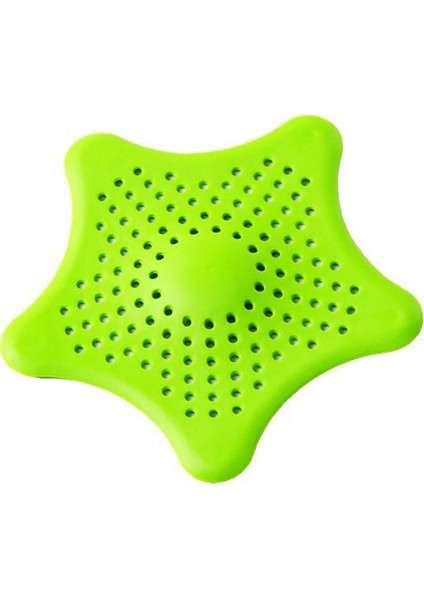 Yeşil Stil Banyo Saç Filtresi Yıldız Banyo Lavabo Tıkaçı Yakalayıcılar Banyo Tıkaç Takma Süzgeç Duş Ev Aksesuarları (Yurt Dışından)
