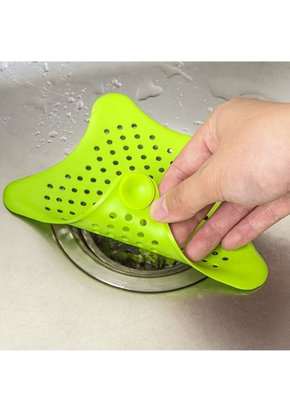 Yeşil Stil Banyo Saç Filtresi Yıldız Banyo Lavabo Tıkaçı Yakalayıcılar Banyo Tıkaç Takma Süzgeç Duş Ev Aksesuarları (Yurt Dışından) indirimleri