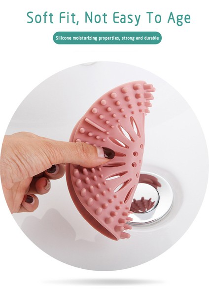 No.2 Tarzı Indirim Ev Için Banyo Lavabo Gider Tıkaçı Filtreği - Banyo Silikon Lavabo Gideri Saç Tutucu Drenaj Kapağı (Yurt Dışından)