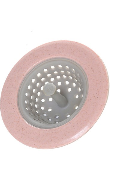 Pembe Stil Mutfak Lavabo Filtresi Duş Gideri Saç Tutucu Banyo Zemin Gider Kapak Evrensel Tıkanmayı Önleyici Ev Lavabo Süzgeci (Yurt Dışından)