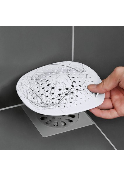 Beyaz Stil Banyo Zemin Süzgeci Ev Mutfak Lavabo Filtresi Duş Tahliye Saç Tutucu Tıkanıklık Önleyici Lavabo Süzgeci (Yurt Dışından) modelleri