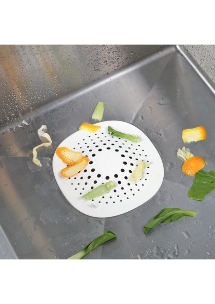 Beyaz Stil Banyo Zemin Süzgeci Ev Mutfak Lavabo Filtresi Duş Tahliye Saç Tutucu Tıkanıklık Önleyici Lavabo Süzgeci (Yurt Dışından) fırsatları