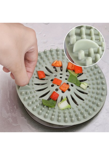 Pembe Tarzı Banyo Lavabo Gider Süzgeci Taşınabilir Silikon Gider Tıkanıklık Önleyici Mutfak Banyo Duş Gider Kapağı (Yurt Dışından) modelleri