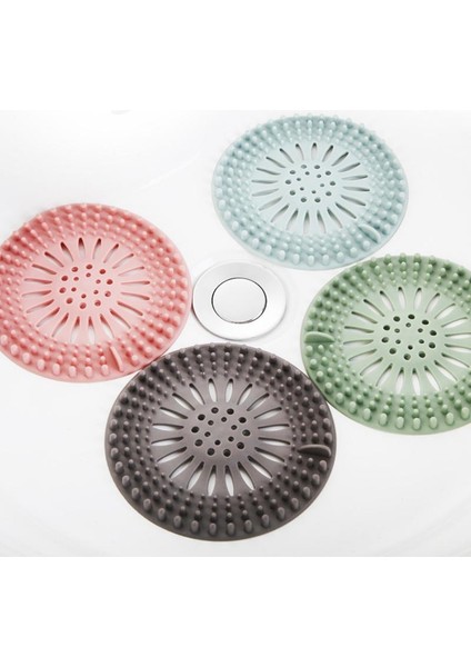 Pembe Tarzı Banyo Lavabo Gider Süzgeci Taşınabilir Silikon Gider Tıkanıklık Önleyici Mutfak Banyo Duş Gider Kapağı (Yurt Dışından) fırsatları