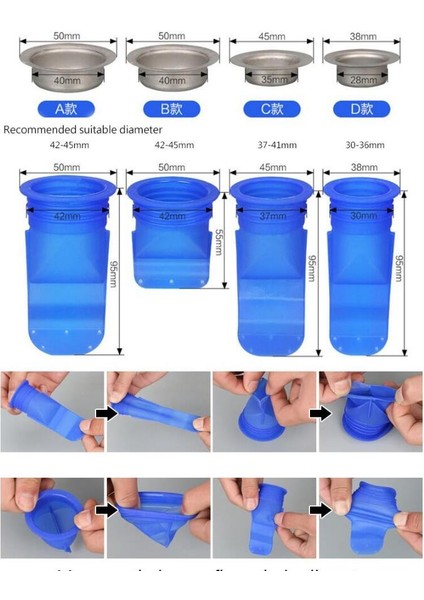 HNS28 B Tarzı Ev Ağacı Tahliye Valf Kontrol Silikon Mutfak Süzgeci Banyo Boru Kanalizasyon Süzgeç Koku Yapmayan Zararlılar Zemin Paslanmaz Çelik Tahliye HN27 (Yurt Dışından) indirimleri