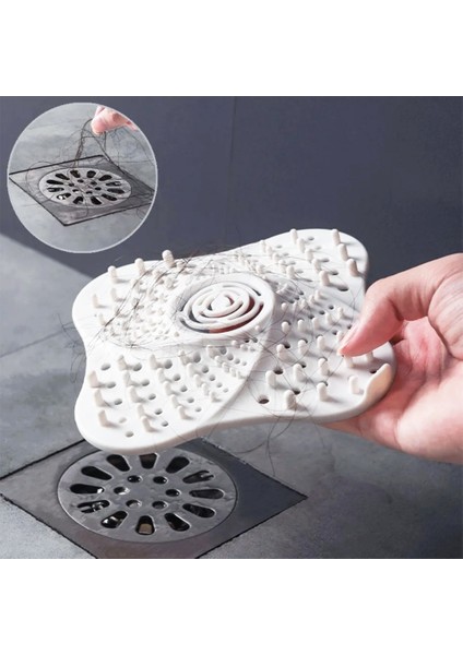 Mavi Tarzı Tıkanmayı Önleyici Saç Tutucu Lavabo Filtresi Tuvalet Gider Kapağı Sink Süzgeç Filtre Banyo Mutfak Aksesuarları (Yurt Dışından)