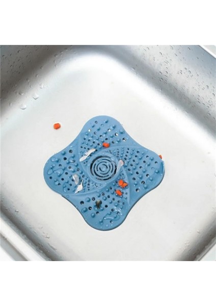 Mavi Tarzı Tıkanmayı Önleyici Saç Tutucu Lavabo Filtresi Tuvalet Gider Kapağı Sink Süzgeç Filtre Banyo Mutfak Aksesuarları (Yurt Dışından)