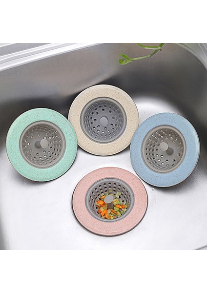 Yeşil Stil Silikon Banyo Zemin Mutfak Lavabo Yuvarlak Tıkanıklık Önleyici Taşınabilir Süzgeç Saç ve Artıkları Temizleyici Küvet Tıpası Vantuzlar (Yurt Dışından) fiyatları