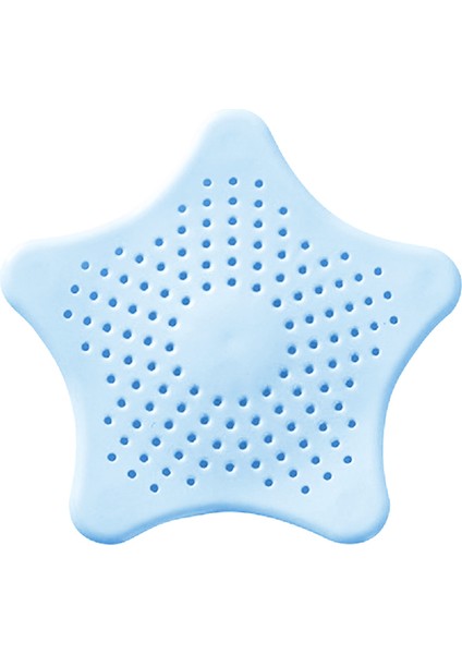 Açık Mavi Tarzı Tıkanmayı Önleyen Lavabo Tıkaçı Banyo Zemin Süzgeci Saç Tutucu Kanalizasyon Ağzı Süzgeç Silikon Emici Mutfak Lavabo Filtresi (Yurt Dışından)