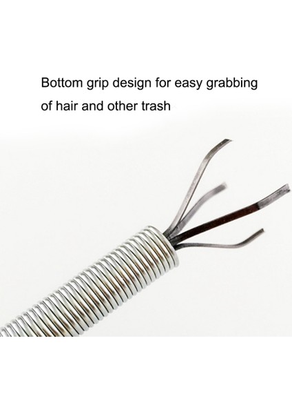 2 Adet Tarzı 60CM Kanal Pençesi Yay Boru Temizleme Araçları Banyo Mutfak Lavabo Saç Tutucu Tahliye Yılanı Tıkanıklık Giderici Stick (Yurt Dışından)