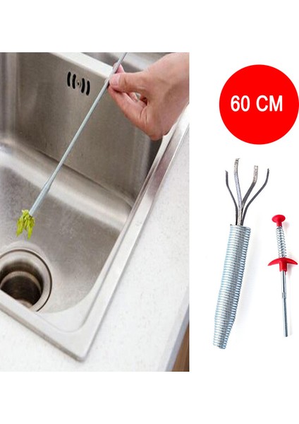 3 Adet Tarzı Boru Tıkanıklığı Temizleyici Yılan 60CM Su Lavabo Mutfak Banyo Gider Saç Gider Tuvalet Temizleyici Boru Banyo Mutfak Temiz (Yurt Dışından)