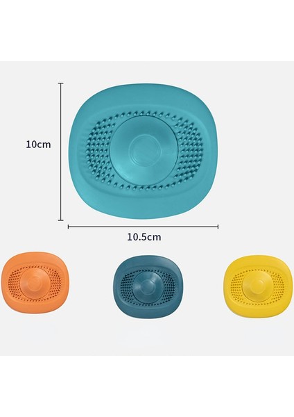 Yeşil-C Tarzı Banyo Lavabo Gider Saç Tutucu Düzensiz Desen Banyo Tıpası Takma Lavabo Süzgeç Filtre Mutfak Duş Aksesuarı (Yurt Dışından)