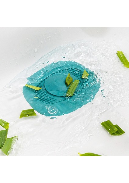 Yeşil-C Tarzı Banyo Lavabo Gider Saç Tutucu Düzensiz Desen Banyo Tıpası Takma Lavabo Süzgeç Filtre Mutfak Duş Aksesuarı (Yurt Dışından)
