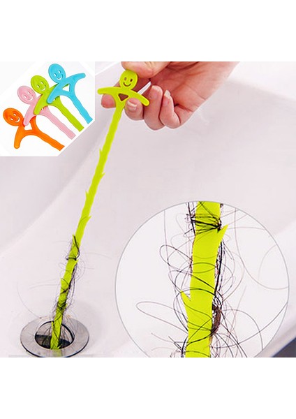 1 Adet Tarzı Banyo ve Mutfak Gider Temizleme Fırçası Tuvalet Boru Yılan Fırçası Aracı Yaratıcı Banyo Mutfak Aksesuarları (Yurt Dışından)