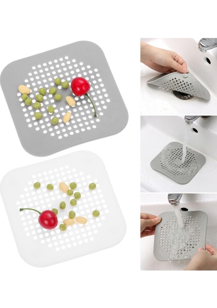 Mavi 03 Tarzı Güçlü Filtre Su Tıkanıklığı Önleyici Yuvarlak Silikon Saç Toplayıcı Lavabo Süzgeci Mutfak Banyo Lavabo Süzgeci Filtre (Yurt Dışından) fiyatları