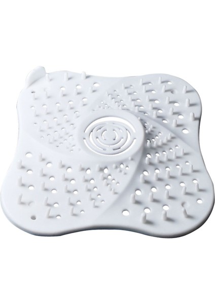 Beyaz Stil Banyo Aksesuarları Duş Gider Kapağı Saç Filtresi Lavabo Lavabo Atık Tutucu Duş Kapağı Yedek Parça (Yurt Dışından)