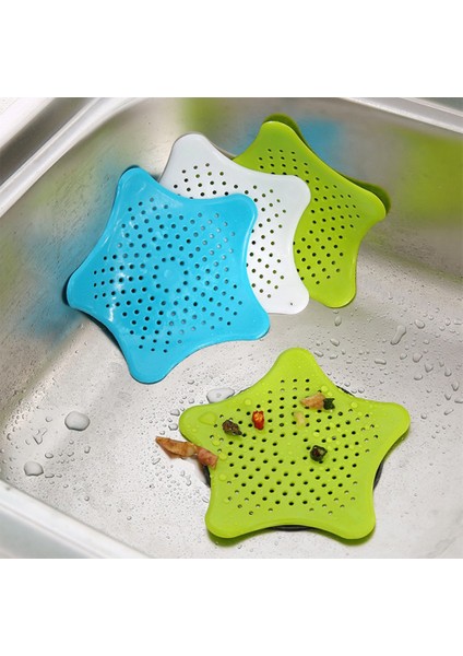 Açık Mavi Tarzı Tıkanmayı Önleyen Lavabo Tıkaçı Banyo Zemin Süzgeci Saç Tutucu Kanalizasyon Ağzı Süzgeç Silikon Emici Mutfak Lavabo Filtresi (Yurt Dışından) indirimleri