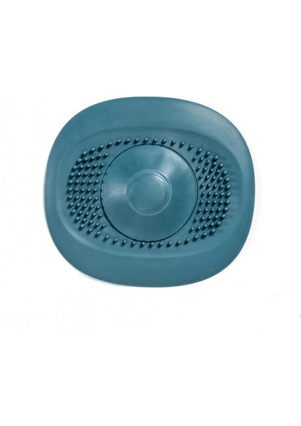 Mavi Stil Banyo Lavabo Süzgeci Silikon Lavabo Süzgeci Duş Küvet Zemin Filtresi Kokusuz Tıkaç Banyo Aksesuarı (Yurt Dışından)