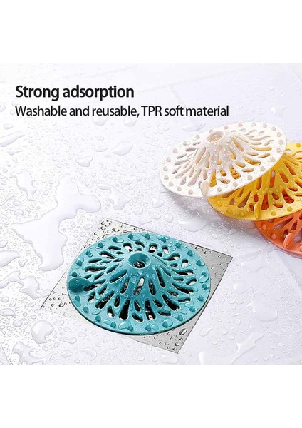 Sarı Stil Tıkanmayı Önleyen Zemin Gider Kapağı Saç Filtresi Kanalizasyon Saç Kokusunu Önleyici Tuvalet Saç Tıkanıkları Mutfak Banyo Tuvalet Lavabo Saç Filtresi (Yurt Dışından) fiyatları