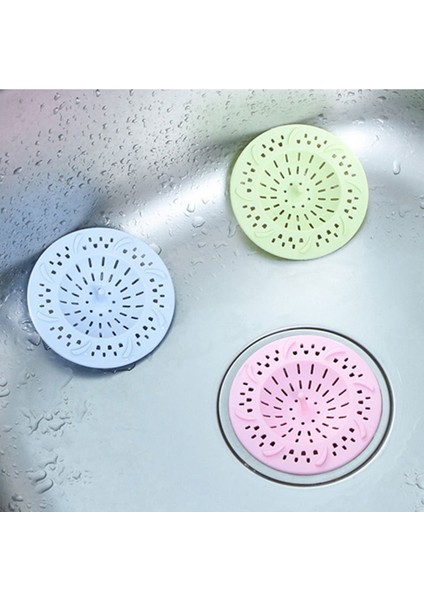 Mavi Stil Renkli Silikon Saç Tutucu Duş Banyo Lavabo Süzgeçi Kapak Lavabo Tıkaç Filtre Mutfak Kullanımı Için (Yurt Dışından) fiyatları