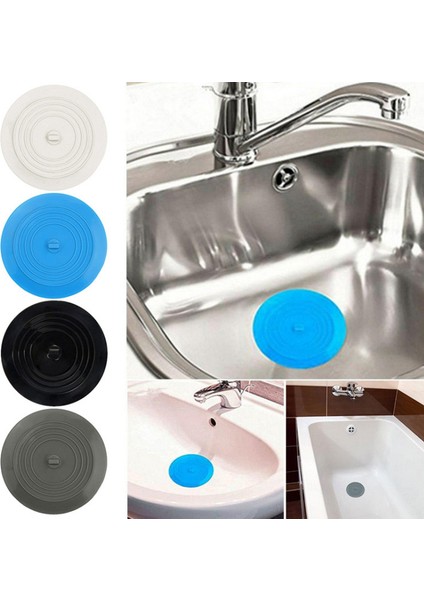 Mavi Stil Sıcak 15 cm Büyük Silikon Küvet Tıpası Mutfak Silikon Lavabo Tıpası Saç Filtresi Lavabo Tıpası Lavabolar Saç Tutucu Kapağı Banyo Aracı (Yurt Dışından) fırsatları