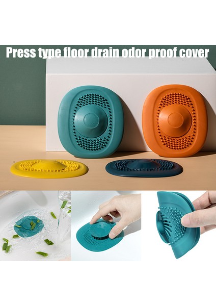 Mavi Stil Banyo Lavabo Tıkanıklık Önleyici Saç Tutucu Filtre Şeffaf Duş Gider Kapağı (Yurt Dışından) indirimleri