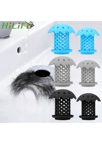 Gri Tarzı Hılıfe Lavabo Süzgeci ve Saç Toplayıcı Banyo Aksesuarları - (Yurt Dışından) fırsatları