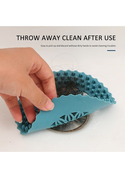 Siyah Stil Saç Tutucu Zemin Süzgeci Mat Silikon Duş Kanal Kapağı Lavabo Süzgeci Filtre Banyo ve Mutfak Için (Yurt Dışından) modelleri