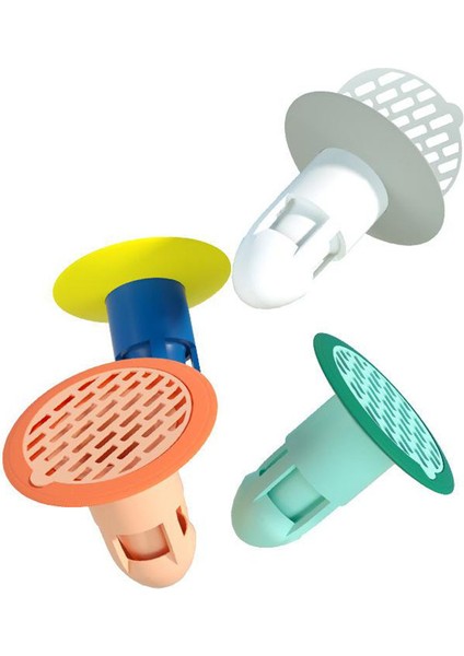 B-Mavi Tarzı Banyo Duş Zemin Süzgeci Kapak Takılı Trap Renkli Sifon Lavabo Mutfak Banyo Su Deodorant Zemin Gider Çekirdek Aksesuarları (Yurt Dışından) modelleri